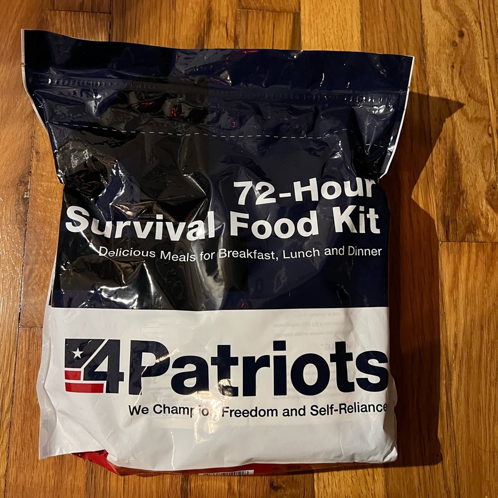 4Patriots 72 Hour Survival Food Kit